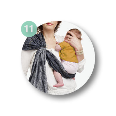 Ringsling draagdoek | ByKay Instructies