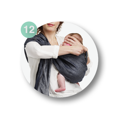 Ringsling draagdoek | ByKay Instructies